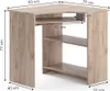 Scrivania angolare Vicco Odin Sonoma 83 x 76 cm, Model Anteprima dell’immagine prodotto 3