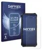 A product shot of a phone screen protector and its packaging. Produktbild-Vorschau