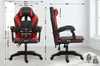 Bürostuhl HLO-CP189 Kunstleder  schwarz/rot Produktbild-Vorschau 2
