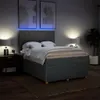 Eleganten-Stil Boxspringbett mit Matratze Dunkelgrau Produktbild-Vorschau 5