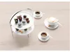 ASA A Table Tazza da cappuccino con piattino, bianca, 250 Anteprima dell’immagine prodotto 2