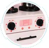 Detská drevená kuchynka ECOTOYS – rúra, 2 platne, Náhľad obrázku produktu 3