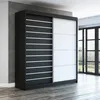 Schwebetürenschrank COLIN  2-türig Schrank 180 cm (Weiß, Produktbild-Vorschau 1