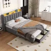 okwish 140×200 Jugendbett mit Steckdosen und LED, Produktbild-Vorschau 3