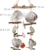 Relaxdays Windspiel mit Treibholz, Capiz-Muscheln, Produktbild-Vorschau 5
