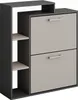 Schuhkipper Vicco Orlando Anthrazit/Greige 80 x 90 cm, Produktbild-Vorschau 1