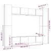 vidaXL 8-tlg. TV-Schrank-Set Sonoma-Eiche Holzwerkstoff Produktbild-Vorschau 12