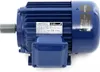 A blue electric motor is shown against a white background. Voir les images du produit