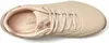 A top-down view of a beige Skechers sneaker. Produktbild-Vorschau