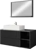 A bathroom vanity set with a mirror, sink, and cabinet. Náhled obrázku produktu