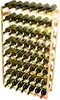 STOLMAK Weinregal aus Holz für 56 Flaschen Natur Produktbild-Vorschau 1