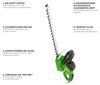 Procraft PT600 heggenschaar 600 watt, snijlengte 550 mm, Productafbeelding-voorbeeld 5