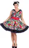 Pop Art Partykleid Größe: 48 Produktbild-Vorschau 4