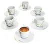 6er Set Espressotasse 10cl mit Espressountertasse 12,1cm Produktbild-Vorschau 1