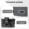 Wiltec Sacoche sac à dos étanche pour porte-bagages noire – Voir les images du produit 6