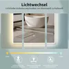 HOKO Miroir de salle de bain arc LED 60x100cm avec cadre Voir les images du produit 2