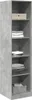 vidaXL Kleiderschrank Betongrau 50x50x200 cm Holzwerkstoff Produktbild-Vorschau 3