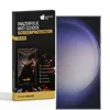 A product box for a screen protector is shown next to a smartphone displaying a gradient background. Produktbild-Vorschau