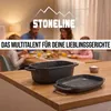 STONELINE® Casseruola grigia 43x26 cm | con coperchio Anteprima dell’immagine prodotto 9