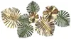 Kobolo Metallbild 3D - VERDURE - aus Metall in gold und Produktbild-Vorschau 1