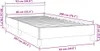 vidaXL Rám postele s čelom bez matraca biely 90x200 cm Náhľad obrázku produktu 6