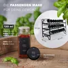 Gewürzregal Set Schwarz | Stehend oder Wandmontage | 24 Produktbild-Vorschau 2