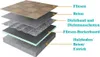 An exploded view diagram showing the layers of a construction assembly, likely for flooring or tiling, with labels in German. Produktbild-Vorschau