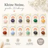 12er Set Glückssteine mit Karte – Einzeln verpackte Produktbild-Vorschau 3