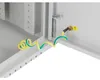 LANBERG 19" 4U+3U 540x200 Wandschrank Metalltür grau Produktbild-Vorschau 5