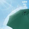 Slunečník SONGMICS Ø300 cm UPF 50+ lze sklopit o 30° na Náhled obrázku produktu 6