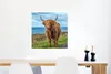 MuchoWow® Poster Schottischer Highlander - Wasser - Hörner Produktbild-Vorschau 5