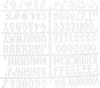 Securit Buchstaben-Set für Wandtafel "LETTER BOARD" weiß Produktbild-Vorschau 1