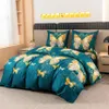 Povlečení z mikrovlákna ZAFIRA modré 70x80 + 140x200 Náhled obrázku produktu 2