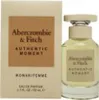 A product shot of Abercrombie & Fitch Authentic Moment Woman Eau de Parfum and its packaging. Podgląd zdjęcia produktu