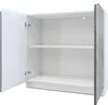 Vladon Sideboard Logan,  Germany, Kommode mit 2 Türen, Weiß Produktbild-Vorschau 3