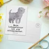 Mr. & Mrs. Panda Ansichtskarte Affenpincher Lebensretter - Produktbild-Vorschau 3