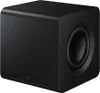 A black Samsung soundbar subwoofer is shown from a three-quarter angle against a white background. Produktbild-Vorschau