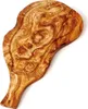 A wooden cutting board with a unique grain pattern is shown against a white background. Produktbild-Vorschau