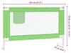vidaXL Ochranný rám postele pro batolata zelený 120x25 cm Náhled obrázku produktu 8