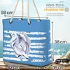 VOID XXL Strandtasche Schwan Shopper Tasche 58x38x16cm 23L Produktbild-Vorschau 2
