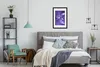 MuchoWow® MuchoWow® Gerahmtes Poster Fisch - Meer - Lila - Produktbild-Vorschau 5