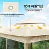 Outsunny Tonnelle de jardin exterieur Pop-up barum Pliant, Voir les images du produit 4