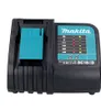 A Makita DC18SD battery charger with indicator lights and a slot for a battery. Produktbild-Vorschau