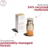 A product shot of Clarins Double Serum Eye with its packaging, accompanied by marketing text highlighting sustainability. Anteprima dell’immagine prodotto