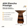 ASH Prestige Plancha-Grill aus Cortenstahl Produktbild-Vorschau 2