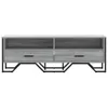 vidaXL TV-Schrank Grau Sonoma 122x34x41 cm Holzwerkstoff Produktbild-Vorschau 4