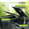 Juskys Mülltonnenbox Arel 3er - Metall Gartenbox - Produktbild-Vorschau 6
