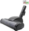 A black vacuum cleaner nozzle with a transparent gray section, shown on a white background. Produktbild-Vorschau