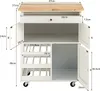 Carrello da cucina su ruote, carrello di servizio con Anteprima dell’immagine prodotto 6