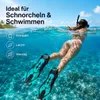 Kurze Schnorchelflossen XS 32–36 – verstellbare Produktbild-Vorschau 5